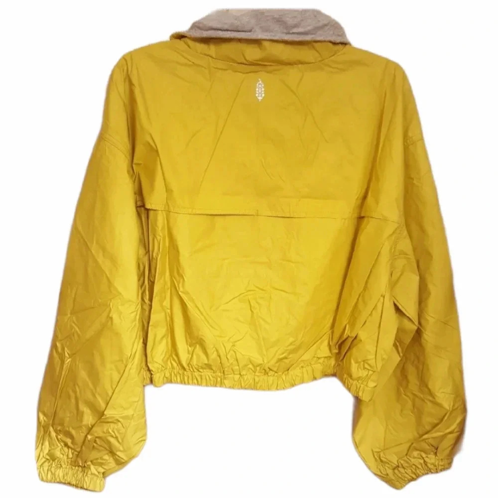 Free People movement reflective gold jacket Medium - Picture 4 of 11